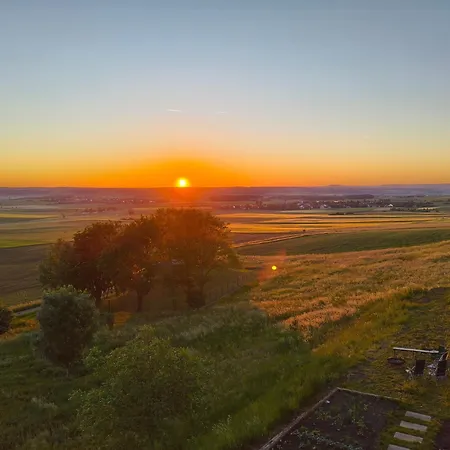 Morgenrot Panorama-Apartment 2 - Terrasse Und Balkon * Gnotzheim